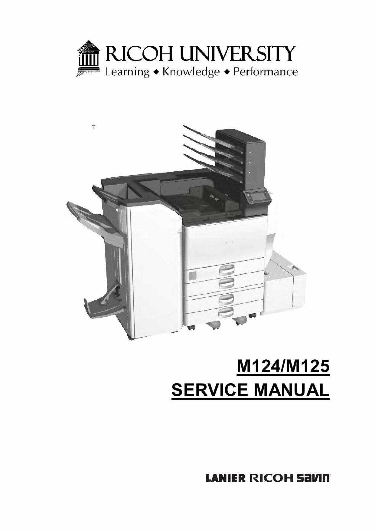 RICOH Aficio SP-C830DN C831DN M124 M125 Service Manual-1
